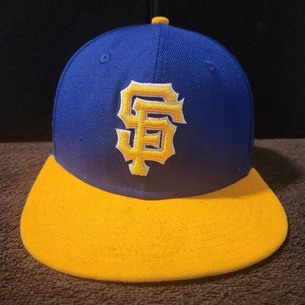 San Francisco Giants Gold & Purple 59Fifty Size 7 1/8 New Era Fitted Hat